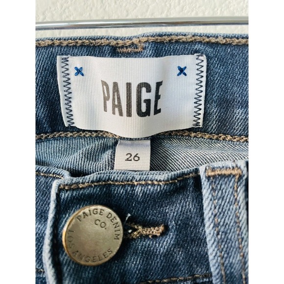 Paige Jeans Women's Verdugo Ankle Cropped Skinny Stretch Jeans, Size 26 - Picture 5 of 10